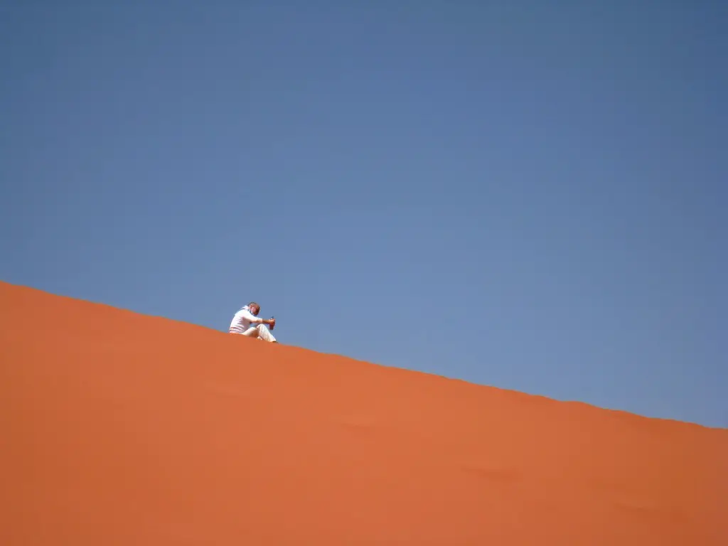 Alone in the Wadi Rum