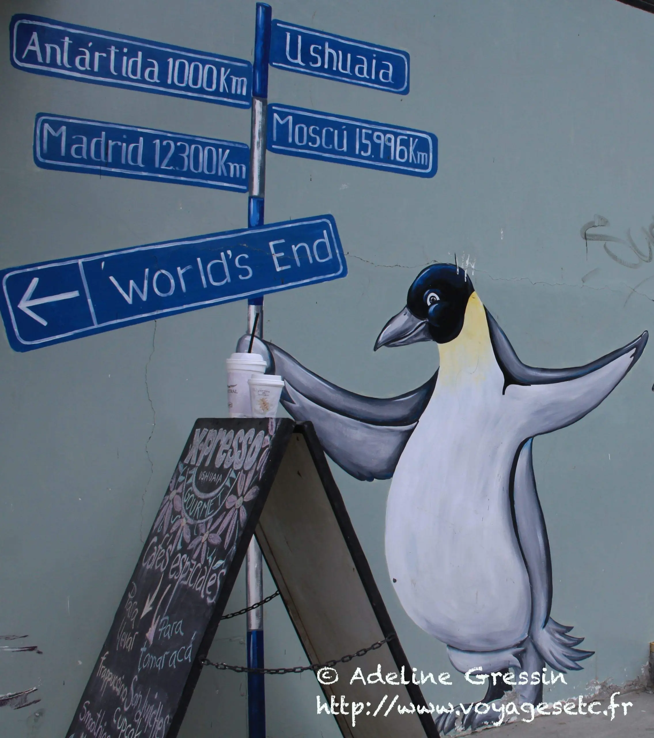 Wall painting - Ushuaia, Argentina