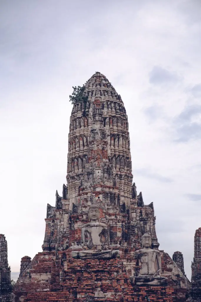 Le chedi du Wat Chai Watthanaram dans le site archéologique d'Ayutthaya