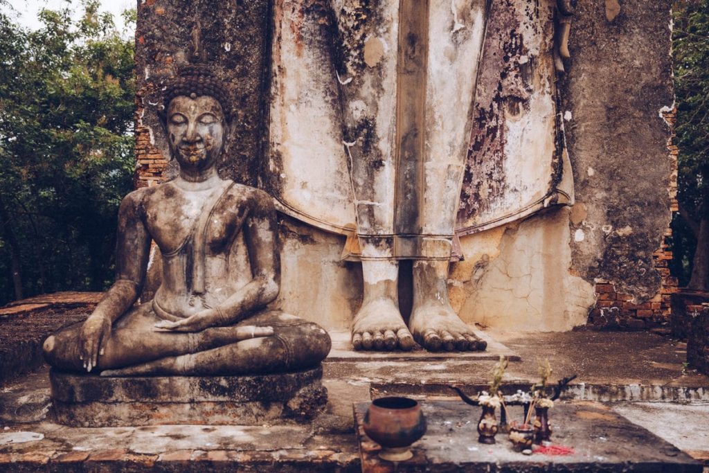 Parc historique Sukhothai - Wat saphan hin_