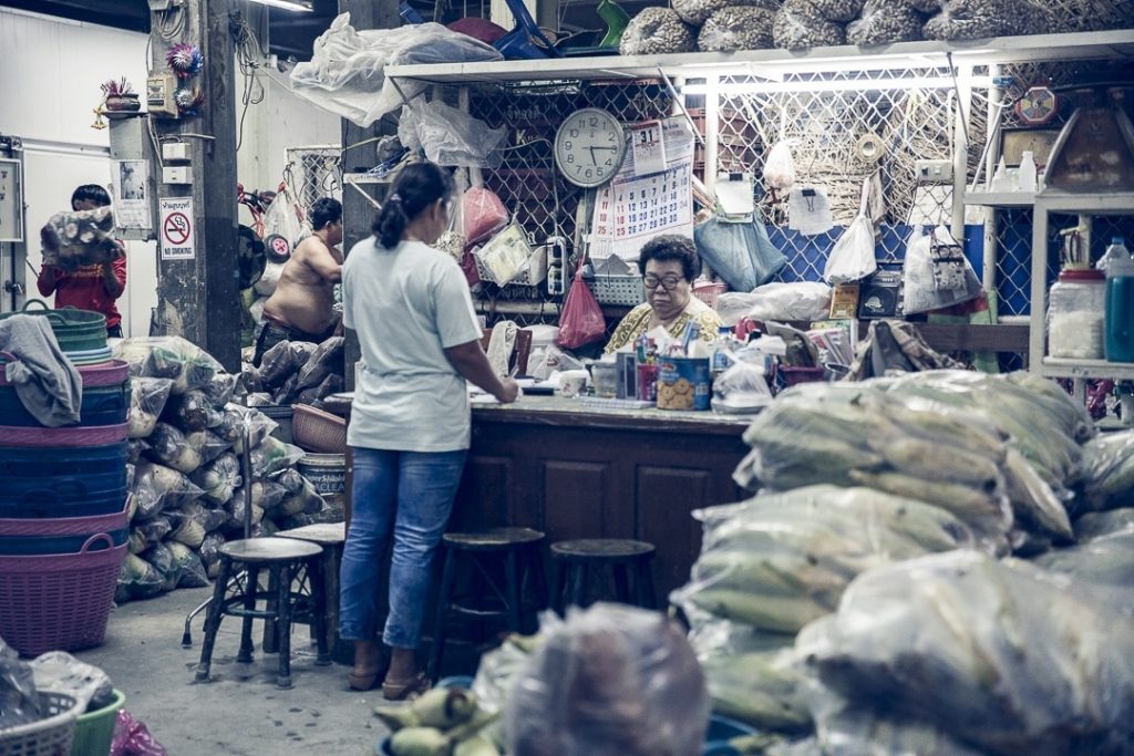 Le marché aux fleurs de Bangkok Pat Klong Market