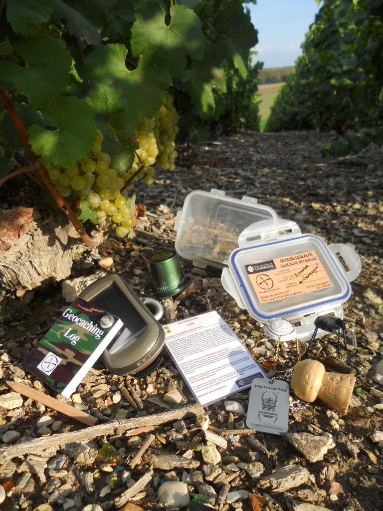 Objets Geocaching - CRT Champagne