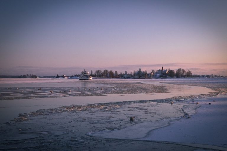 Vue sur les îles à Helsinki