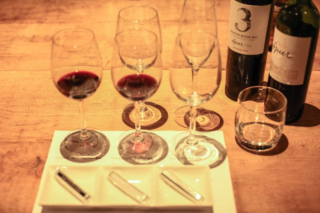 degustation des vins dans la region de stellenbosch afrique du sud