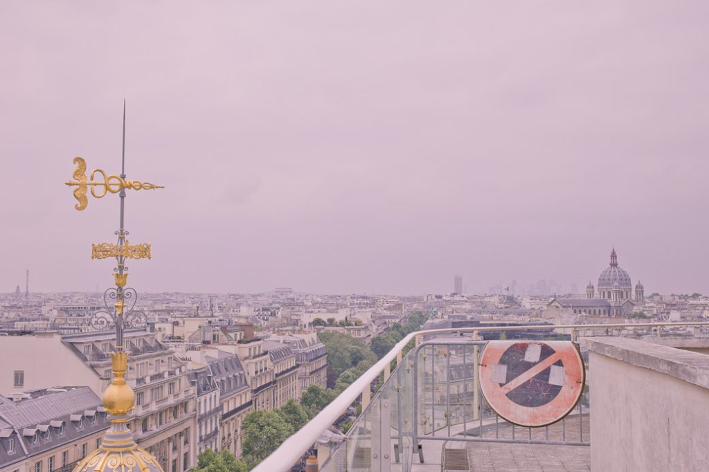 Paris vue du ciel - Boulevard Haussmann