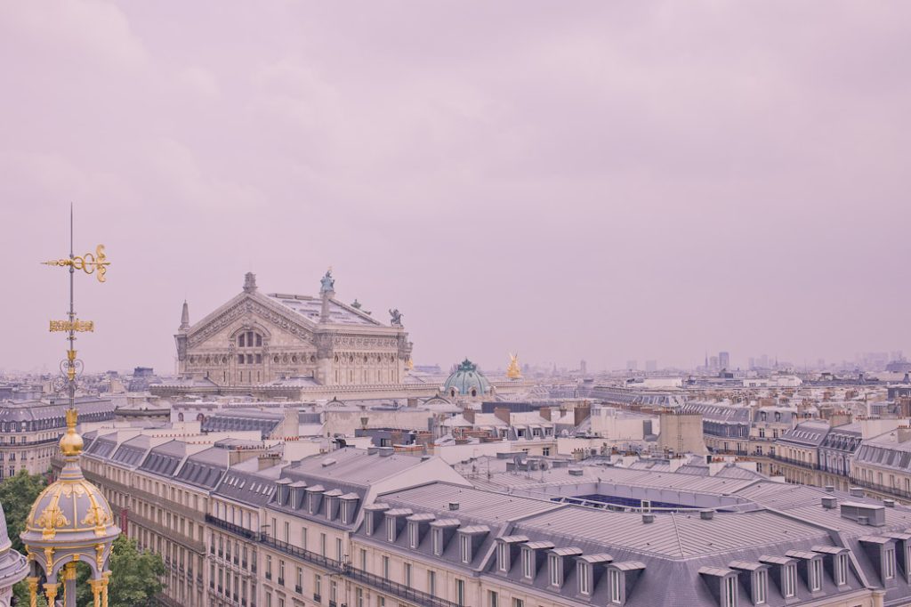 Opéra Garnier vue de la terrasse du Pintemps haussmann
