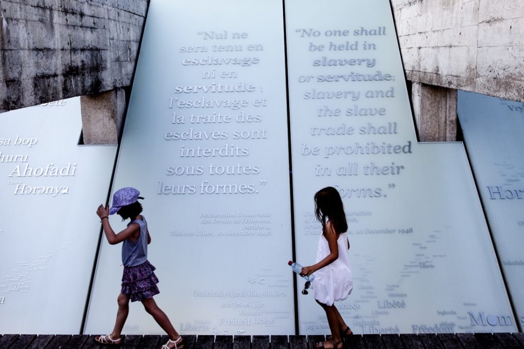 Voyage à Nantes - Memorial de l'abolition de l'esclavage
