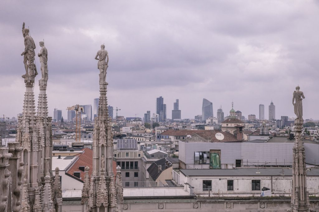 24 heures à Milan - terrasse du duomo