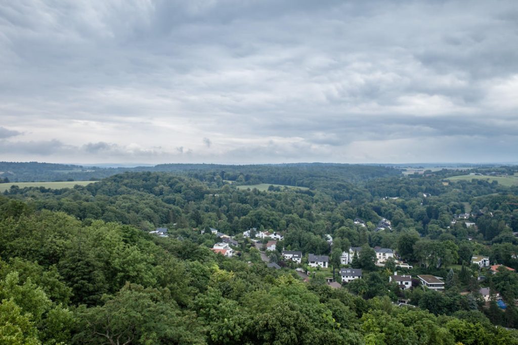 Vue sur la forêt noire depuis Durlach Karlsruhe