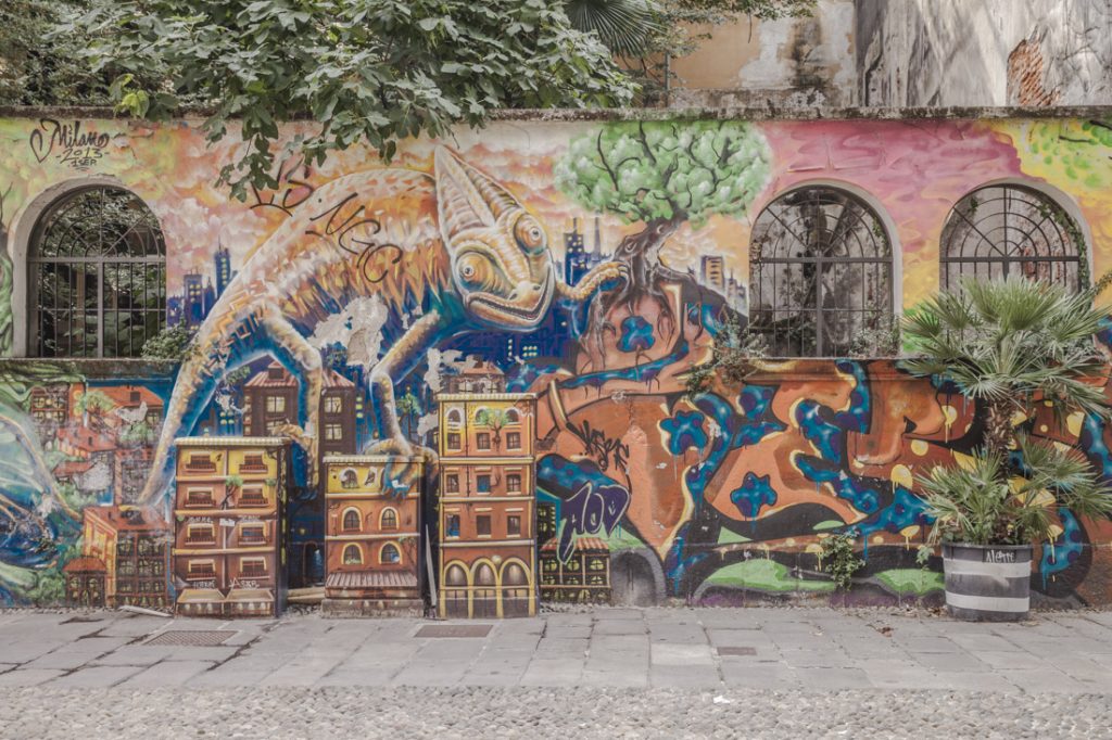 Streetart a milan - corso di porta ticinese
