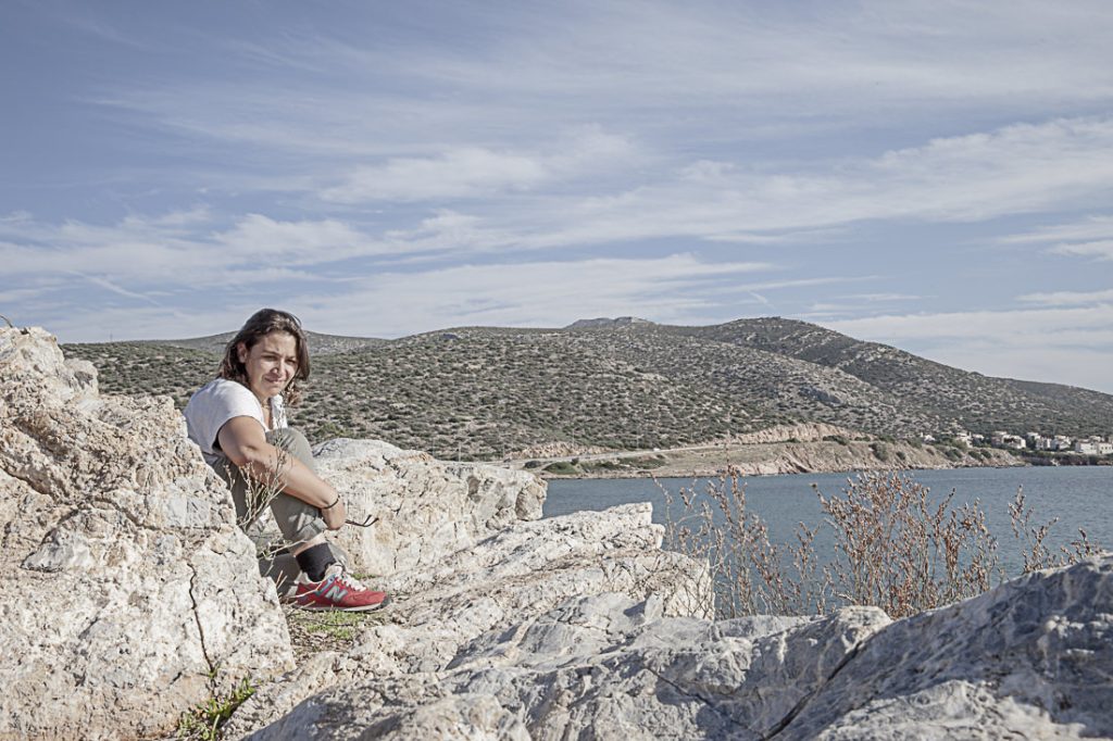 Escapade à Athènes - autoportrait