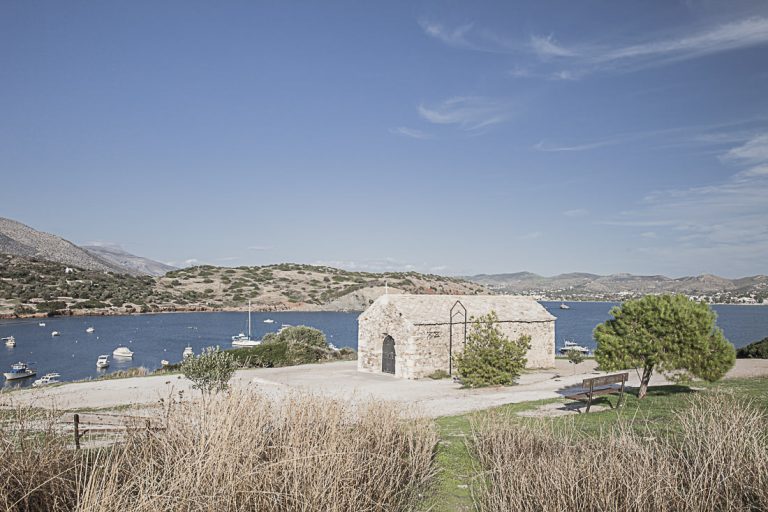 Athènes Grèce - La chapelle Saint Nikola vue d'en haut