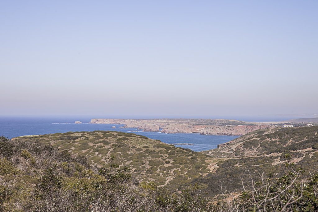 Vue à l'infini sur l'Algarve, Portugal