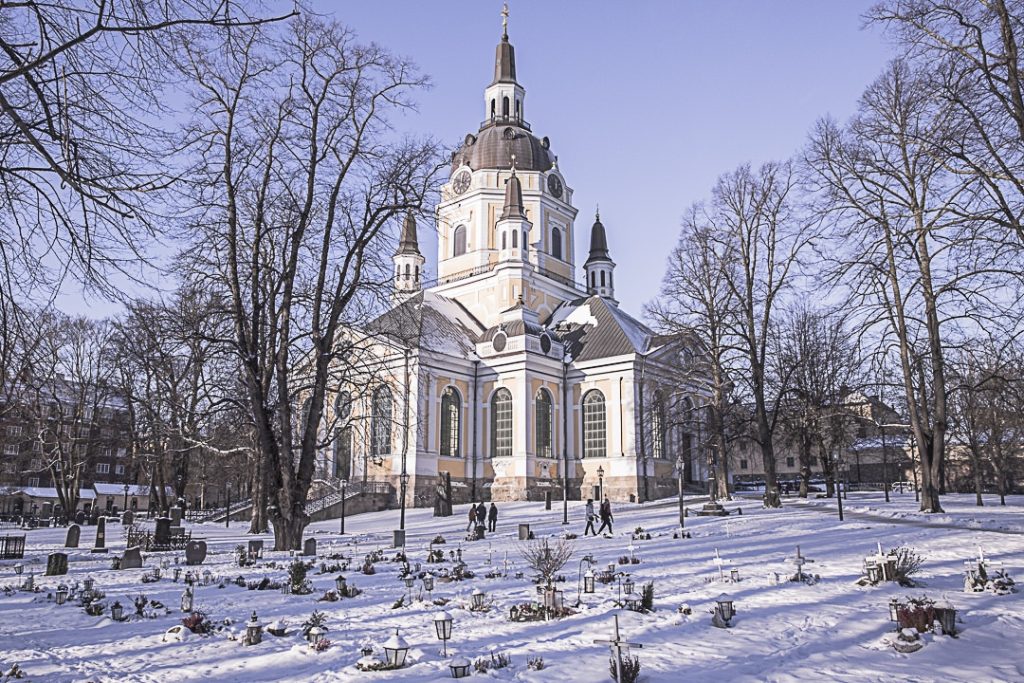 L'Eglise Sainte Catherine de Stockholm et son cimetière