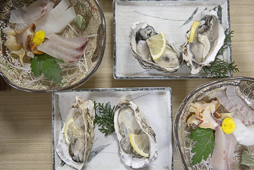 Diner copieux au Ryokan de Toshijima