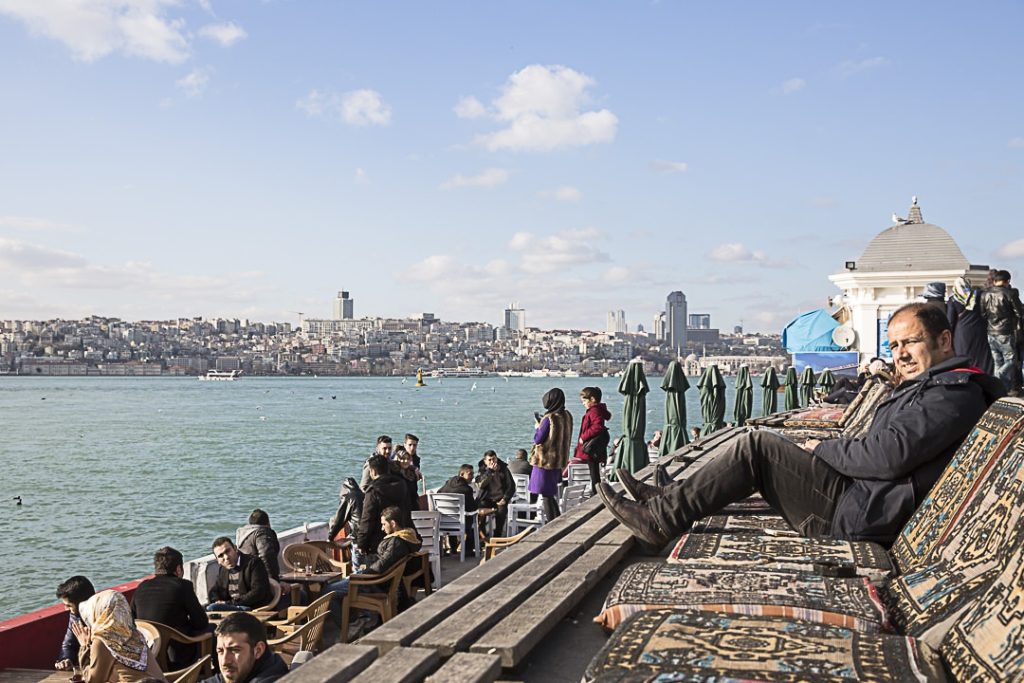A Istanbul, sur les rives du Bosphore côté asiatique