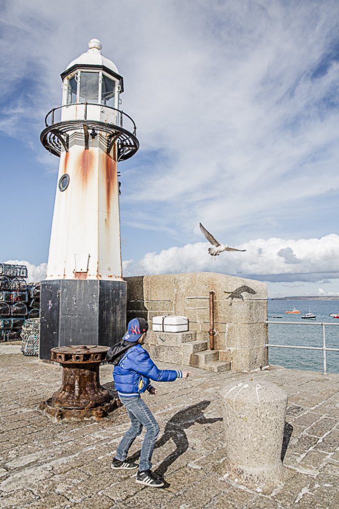 Jouer avec la mouette