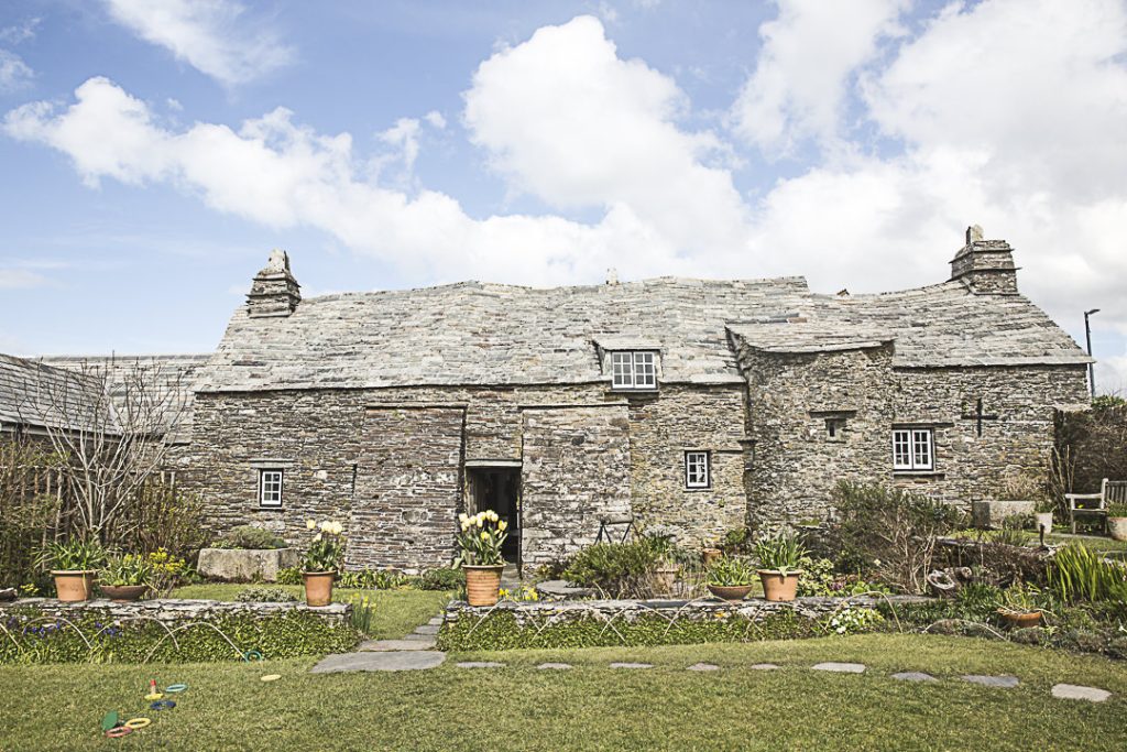 Les jardins de la poste de Tintagel