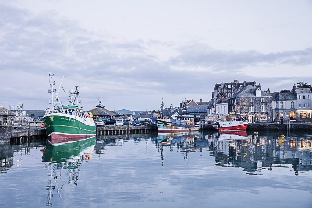 Coucher de soleil sur Padstow