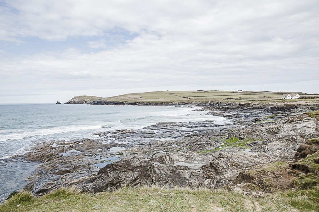 Vue sur les Cornouailles au sud de Padstow