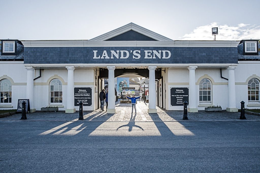 L'entrée sur Land's end