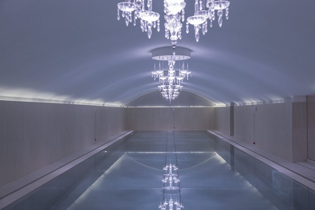 La piscine de l'hotel sans souci, hotel design à Vienne