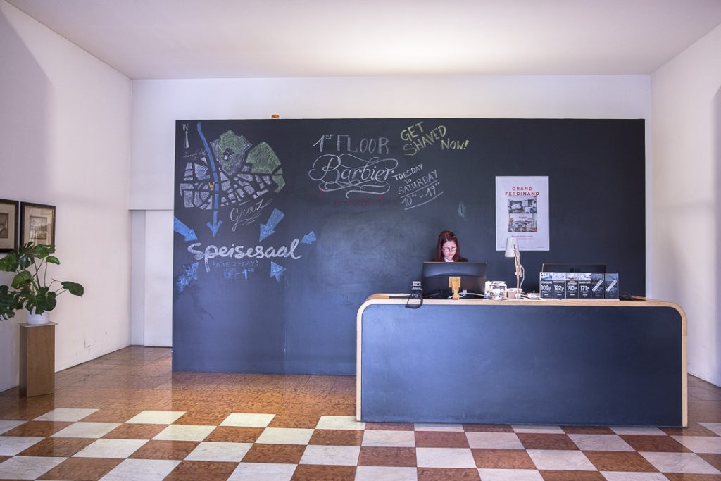 Lobby de l'hotel Wielser Graz