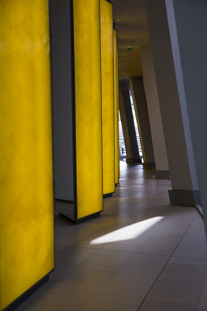 Rayon de soleil sur la fondation Louis Vuitton