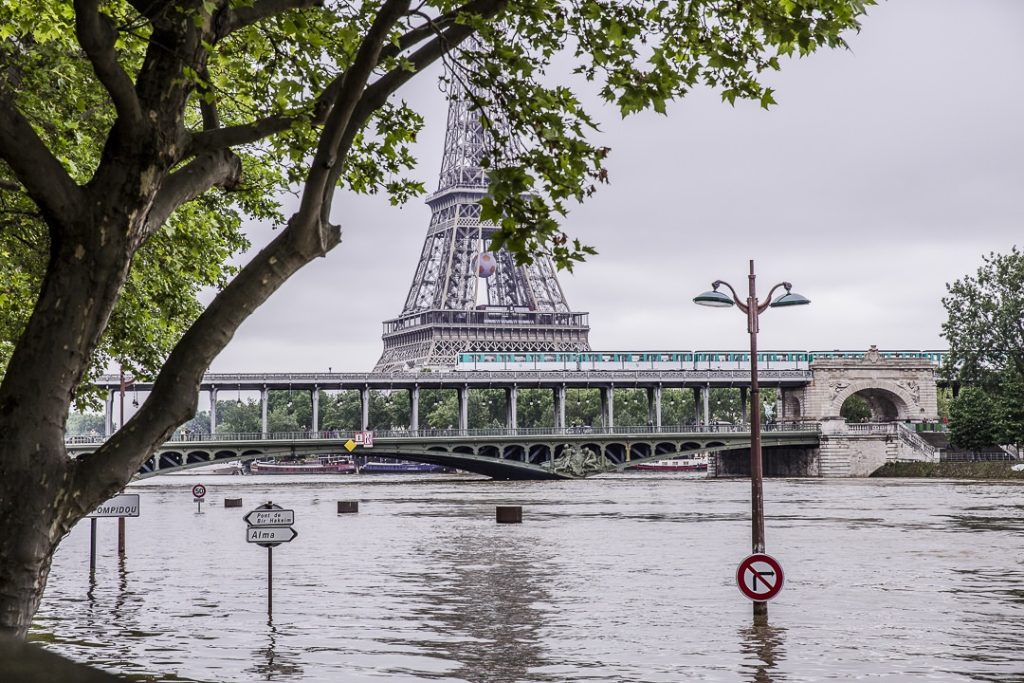 Inondations de Paris 2016 - Voie Georges Pompidou