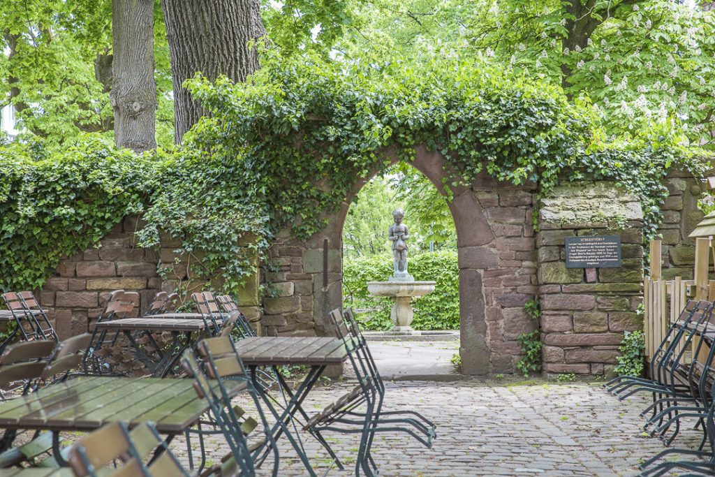 Joli jardin de bière au coeur de Pforzheim
