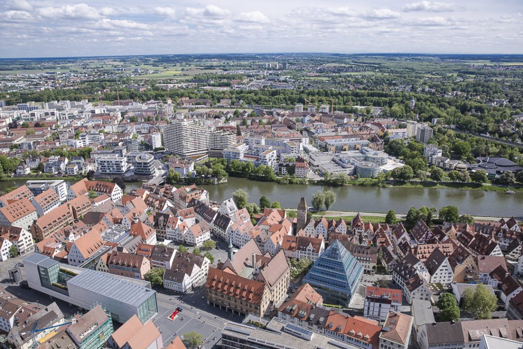 Ulm ce mélange d'architecture ancienne et moderne