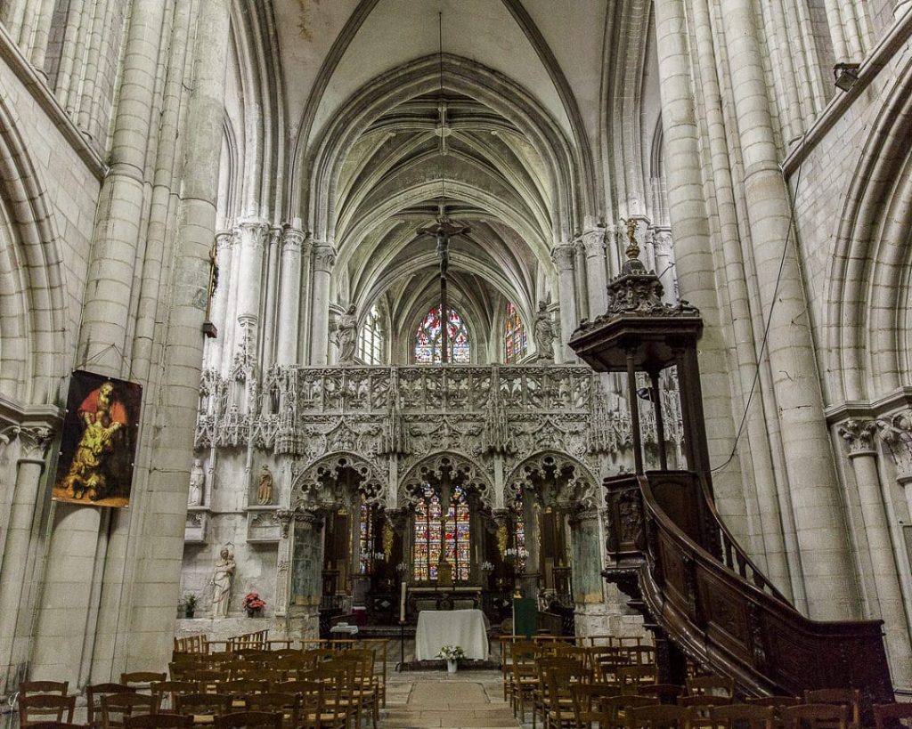 Jubé gothique de l'église de la Madeleine