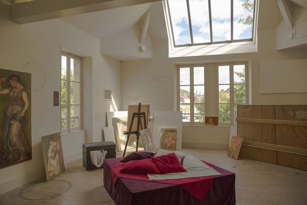 Intérieur de l'atelier Pierre-Auguste Renoir
