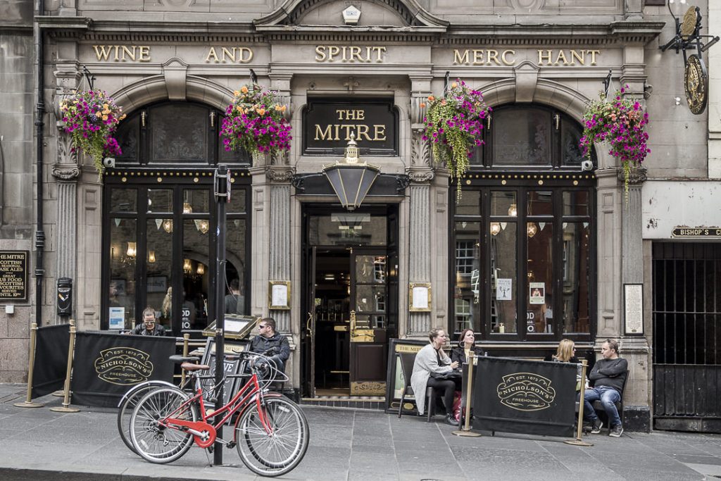 The Mitre, pub traditionnel Edimbourg