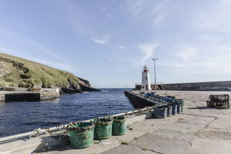 le phare du port de Lybster - sur la North coast 500 en Ecosse