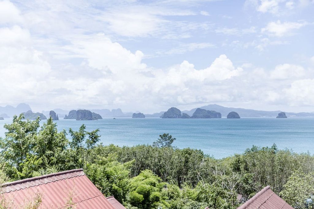 Vue depuis Tabeak viewpoint sur Koh Yao Noi - Thailande