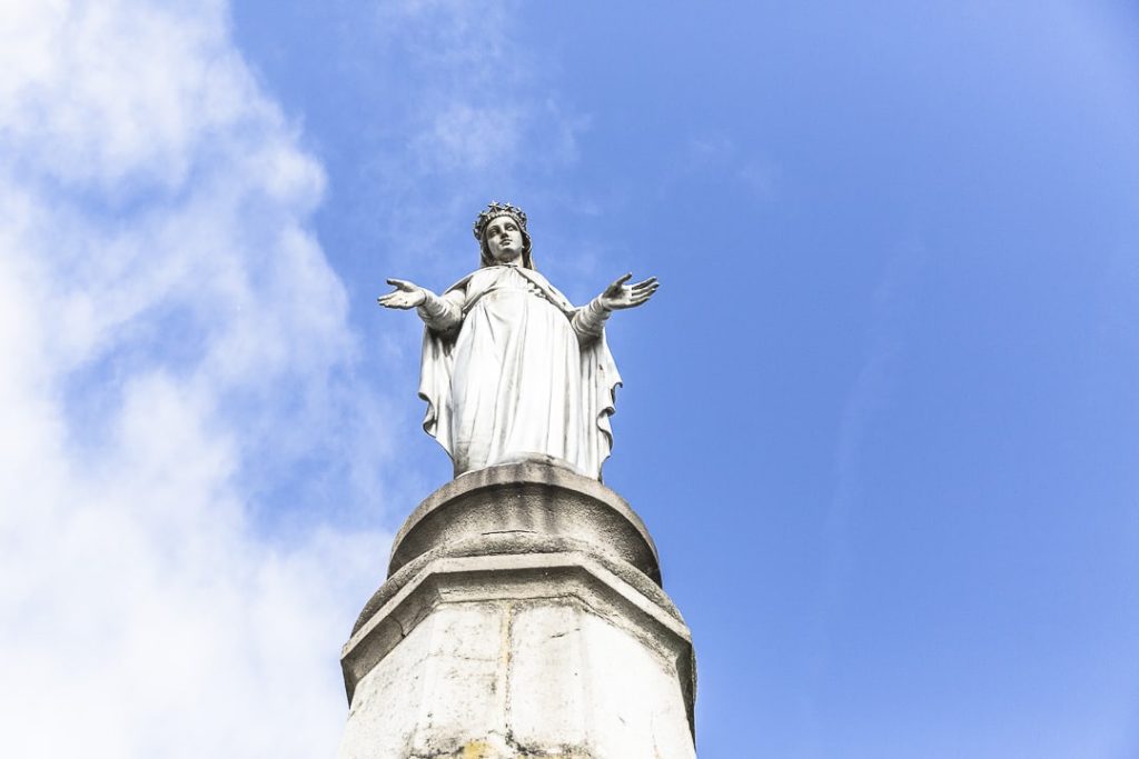 La madonne de Champdieu dans la Loire