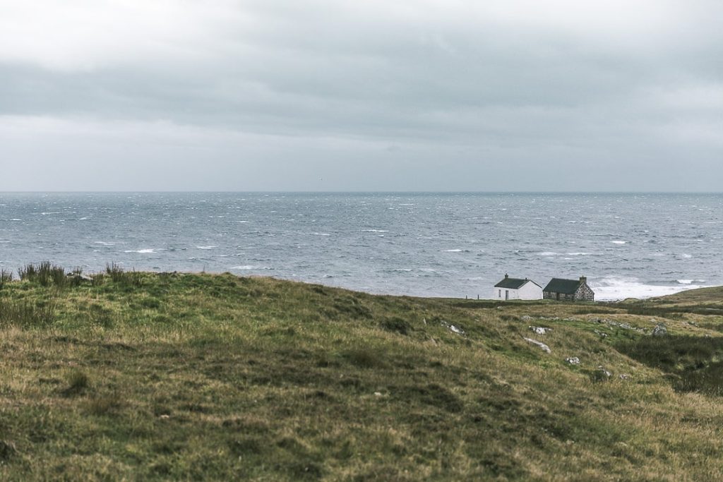 Ferme isolée sur la route de Stoer point