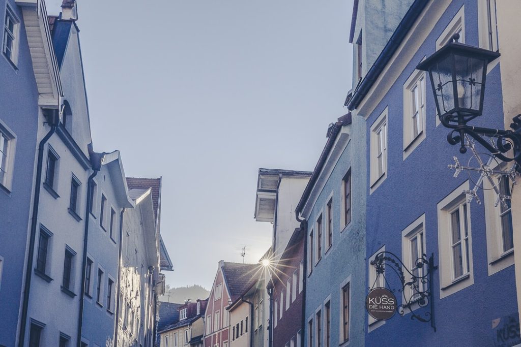 Les maisons colorées de Füssen - Bavière, Allemagne