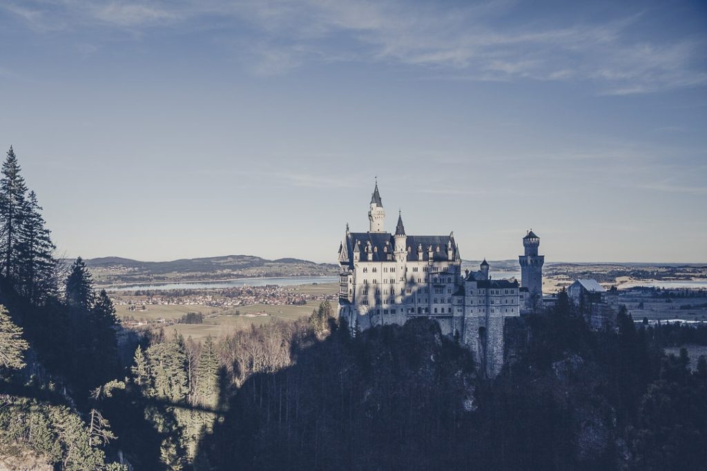 Chateau de Neuschwanstein sur le route romantique allemande