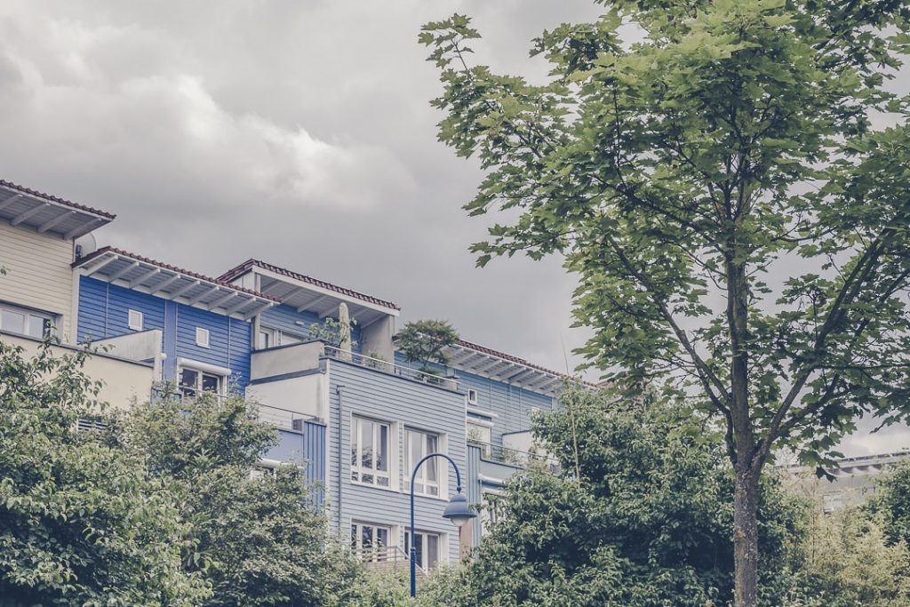 L'éco quartier Vauban à Fribourg en Allemagne a été construit sur une ancienne caserne française
