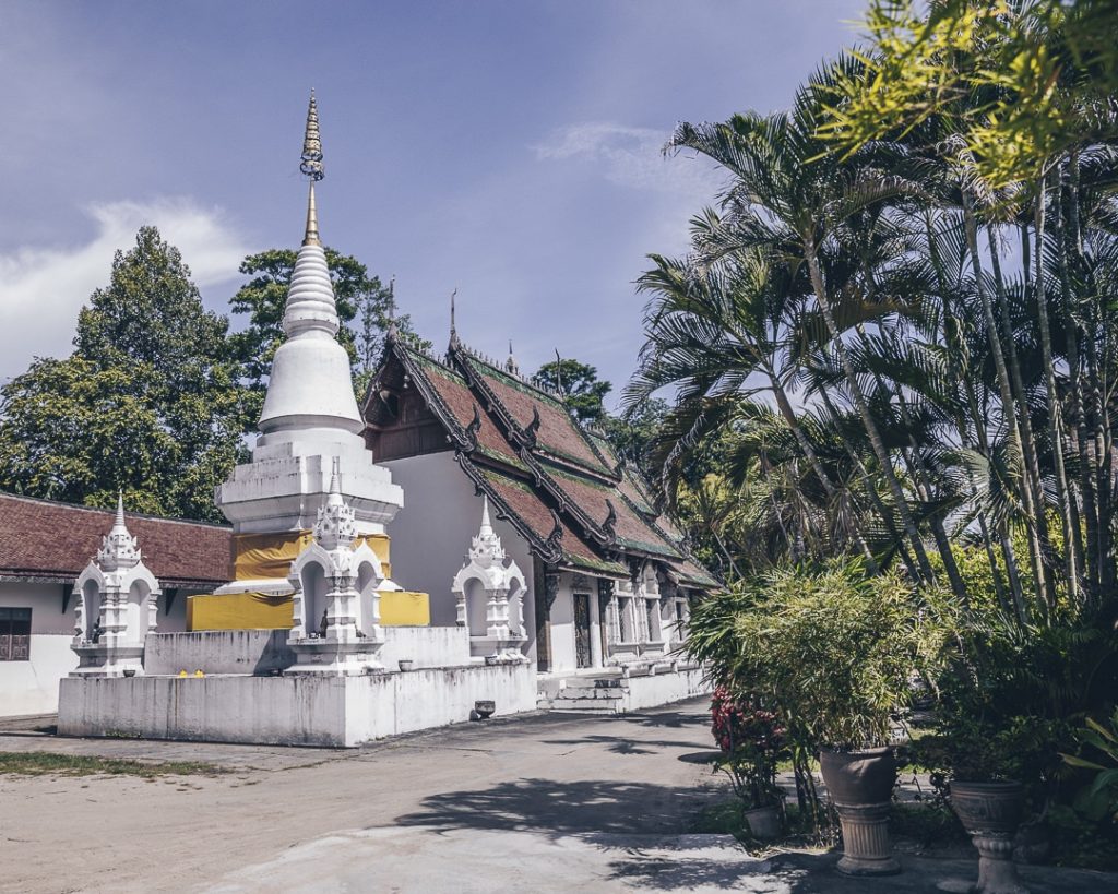 Arrière du Wat Pratu Pong à Lampang, Thailande