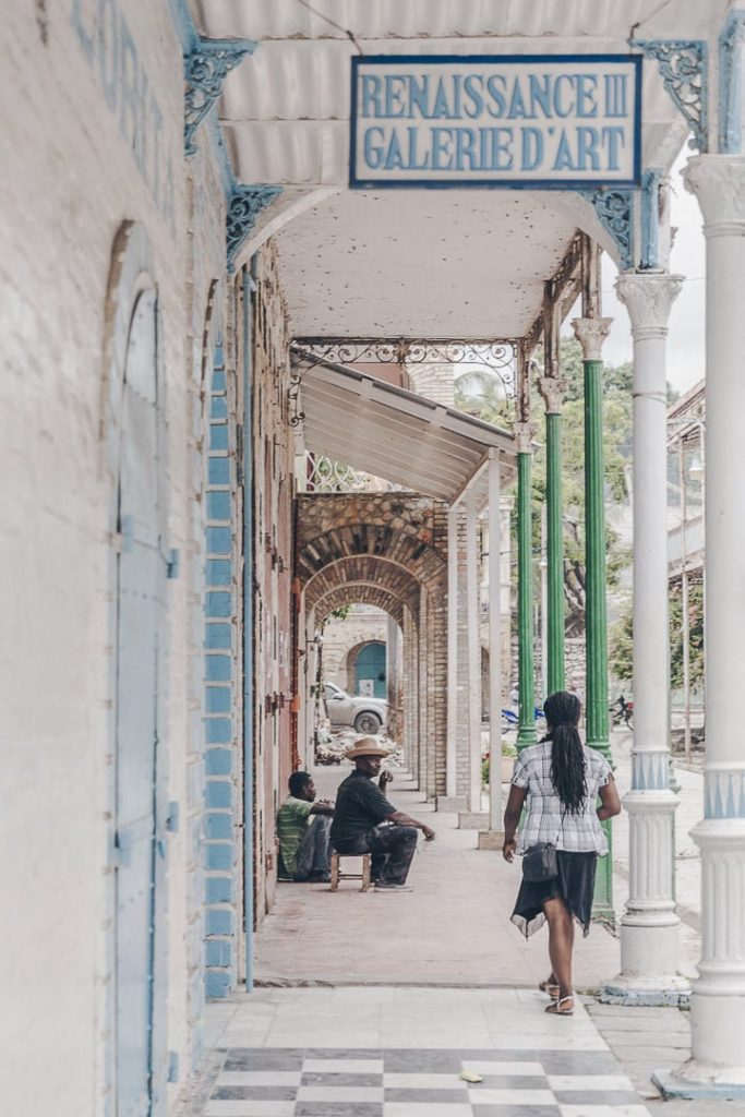 Galerie de l'hotel Florita, Jacmel - Haïti