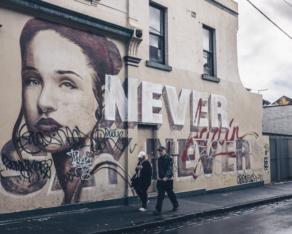 Oeuvre de Rone à Fitz Roy, Melbourne - Australie
