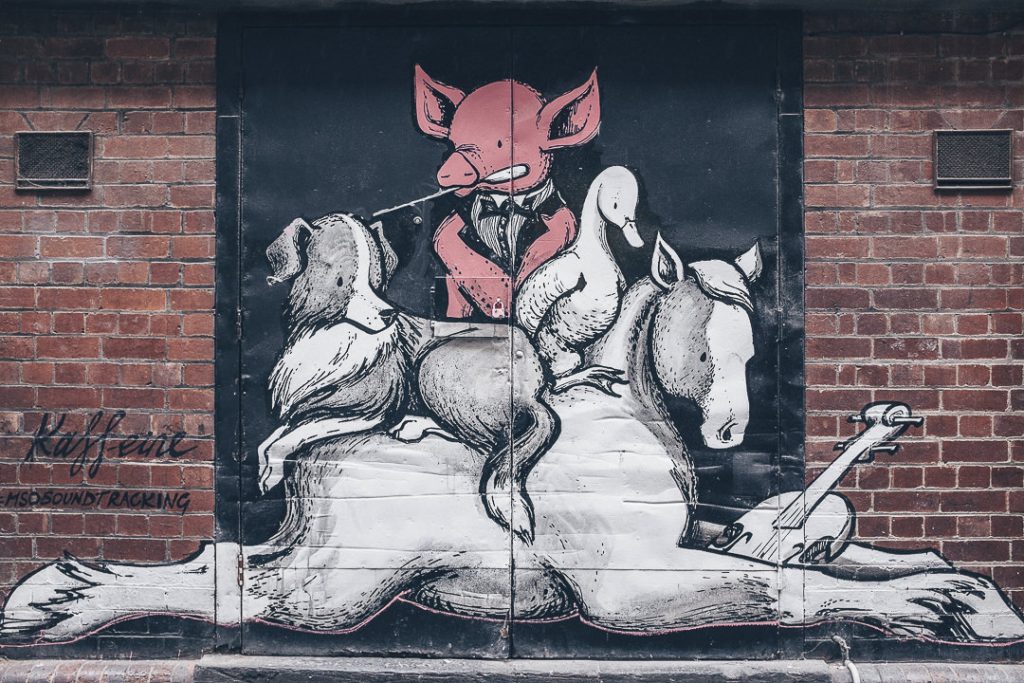Babe vu par Kaffeine - street art Melbourne, Australie