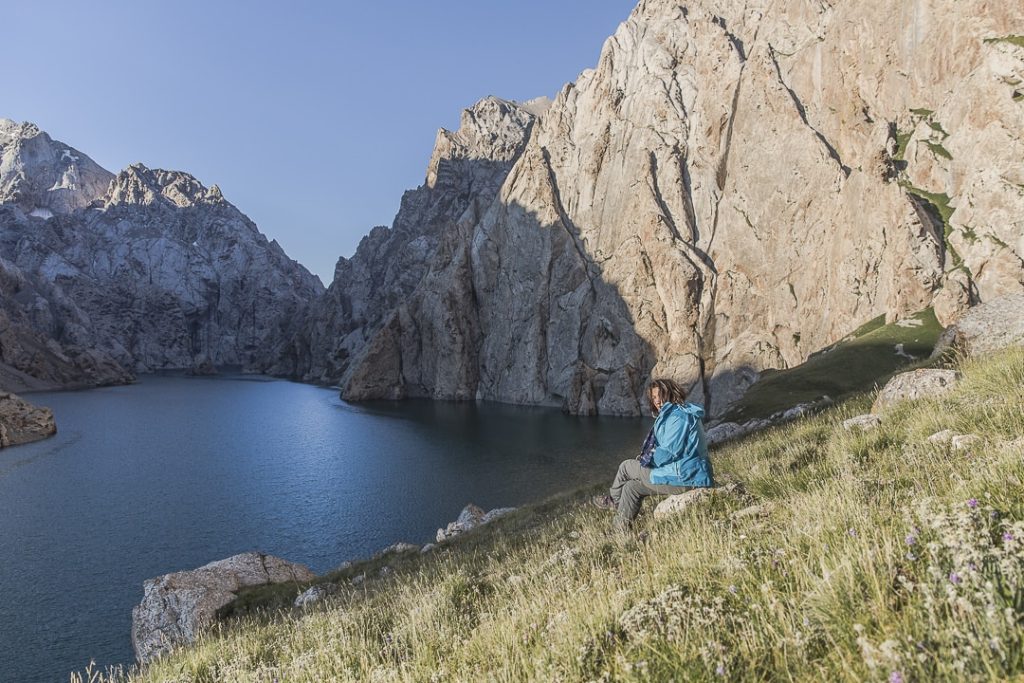 Lever de soleil au lac Köl-Suu - Kirghizstan