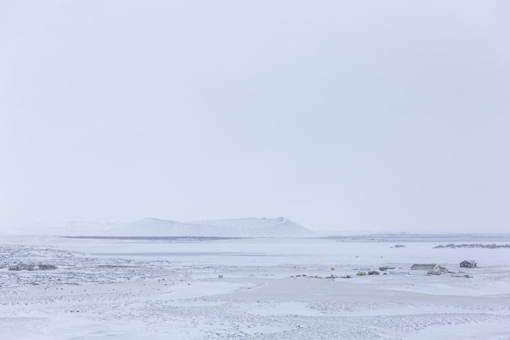 Volcan de Hverfjall près du lac de Myvatn #roadtrip #islande