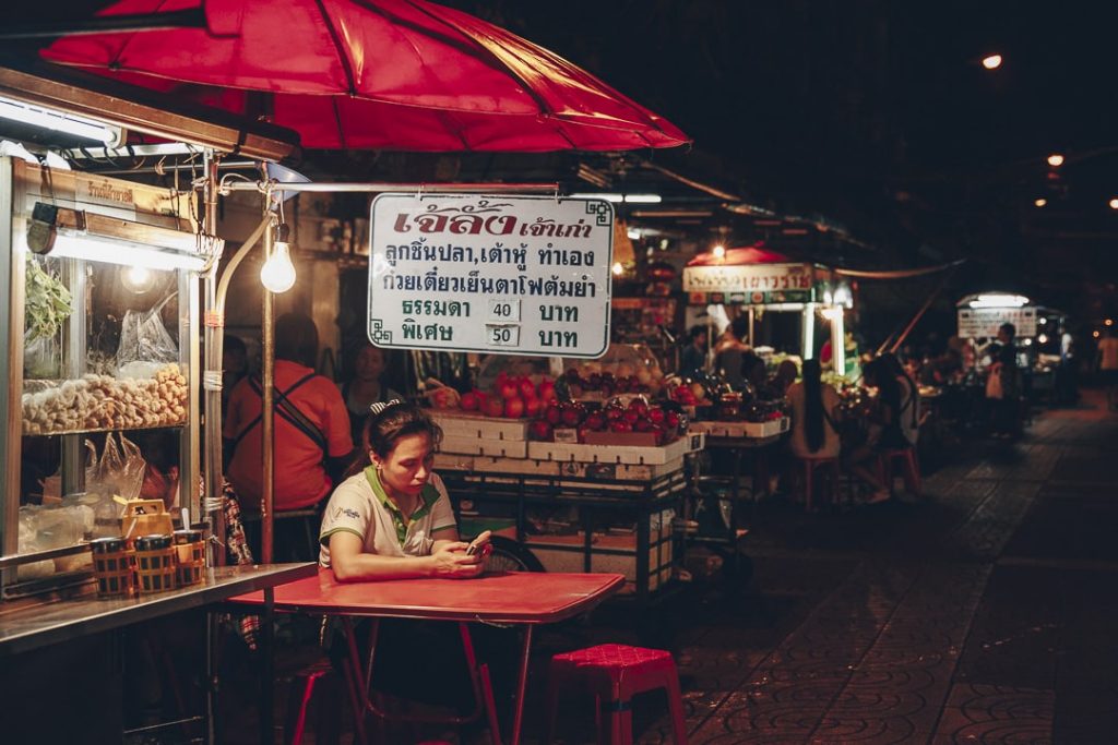 Streetfood à Chinatown à Bangkok