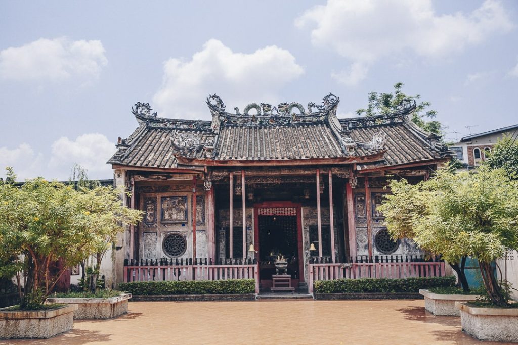 Le temple Kian An Keng dans le quartier de Kudee Jin est ma petite découverte de mon dernier séjour à Bangkok #thailande #bangkok