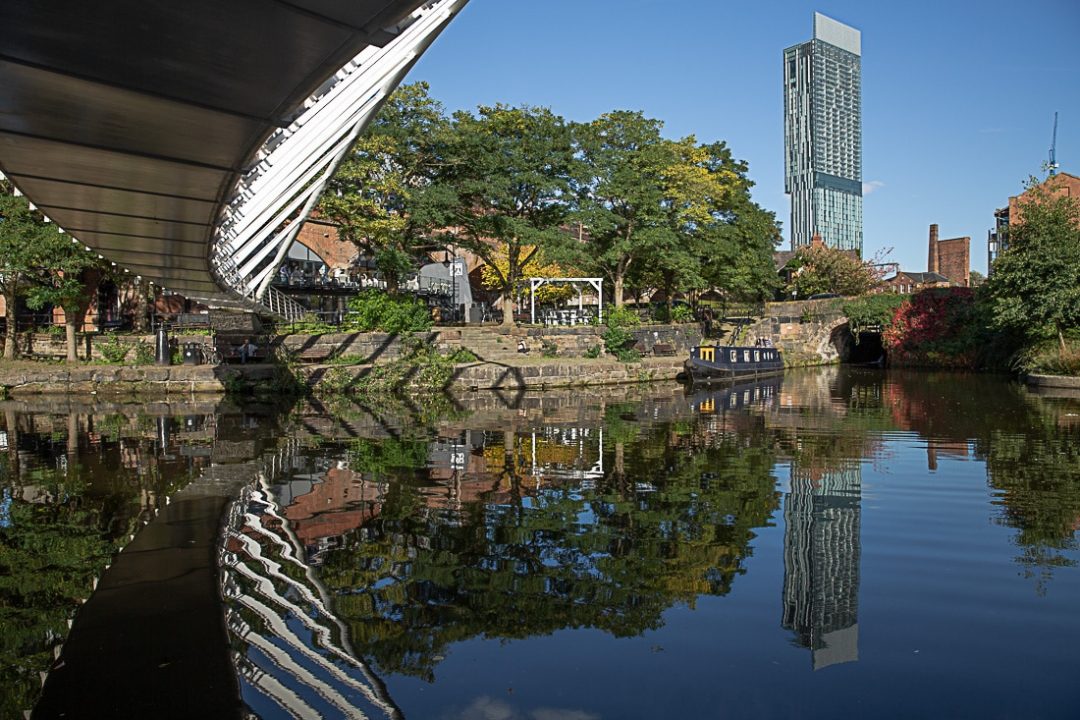 Vue sur les canaux de Castlefield à Manchester #bestofMCR #lovegreatbritain #angleterre